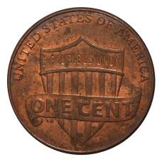 Монета 1 цент 2010 года (реверс)