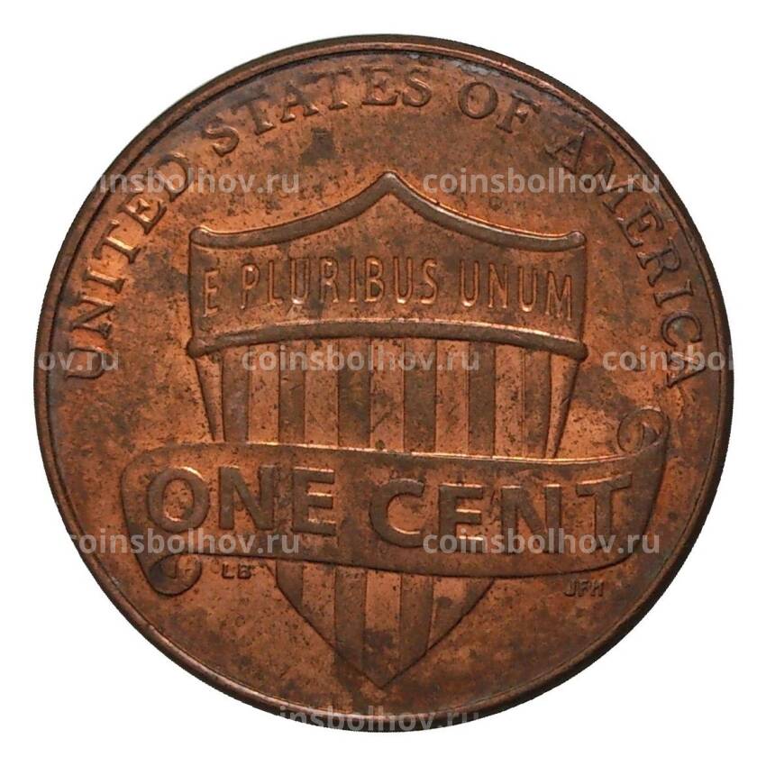 Монета 1 цент 2010 года (вид 2)
