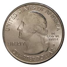 Монета 25 центов 2016 года D Национальные парки — №35 Национальный парк Форт Молтри (реверс)