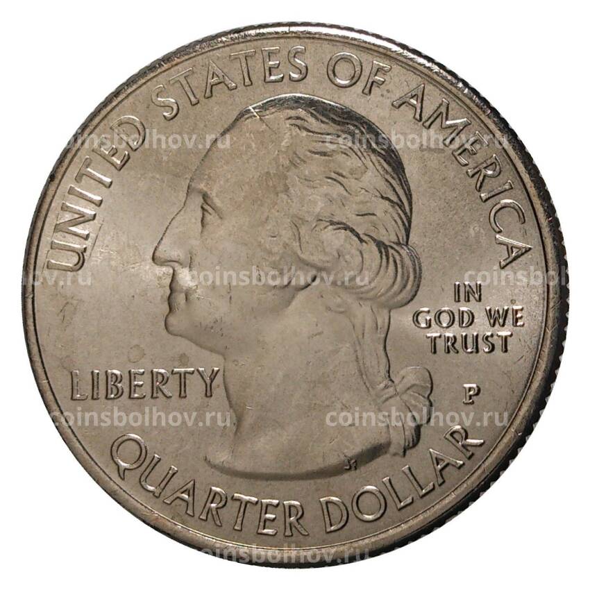 Монета 25 центов 2016 года P Национальные парки — №35 Национальный парк Форт Молтри (вид 2)