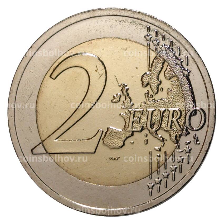 Монета 2 евро 2016 года Исторические области Латвии — Видземе (вид 2)