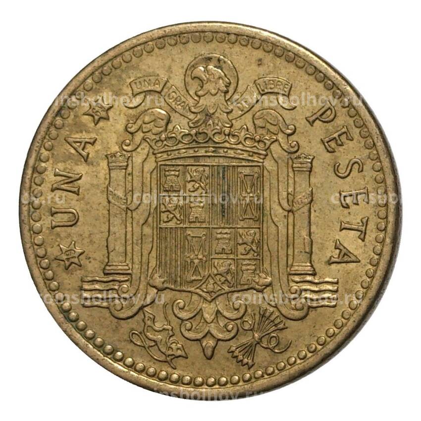 Монета 1 песета 1966 (69) года