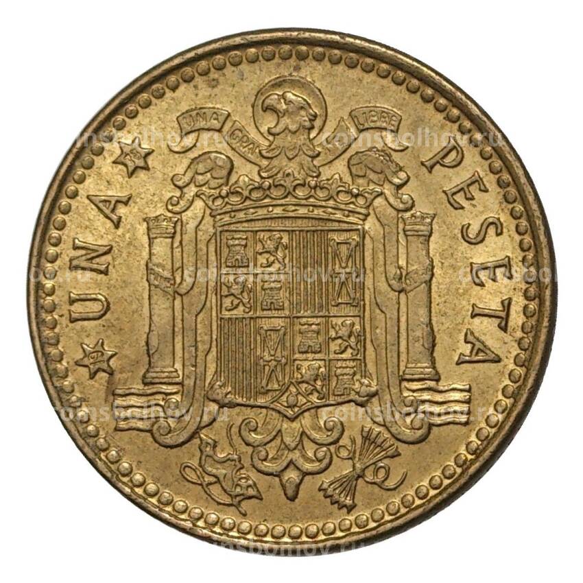 Монета 1 песета 1975 (78) года