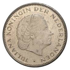 Монета 2 1/2 гульдена 1980 года Нидерланды (реверс)