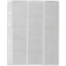 Лист выдвижной комбинированный формата Optima 37 ячеек (аверс)