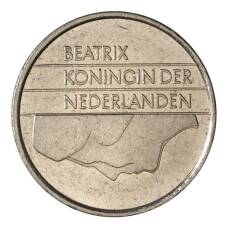Монета 25 центов 1984 года Нидерланды (реверс)