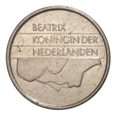 Монета 25 центов 1989 года Нидерланды (реверс)