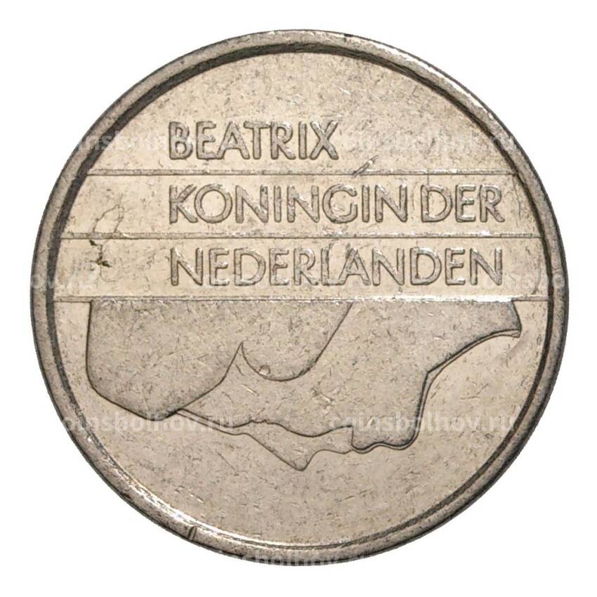 Монета 25 центов 1989 года Нидерланды (вид 2)