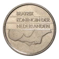 Монета 25 центов 1990 года Нидерланды (реверс)