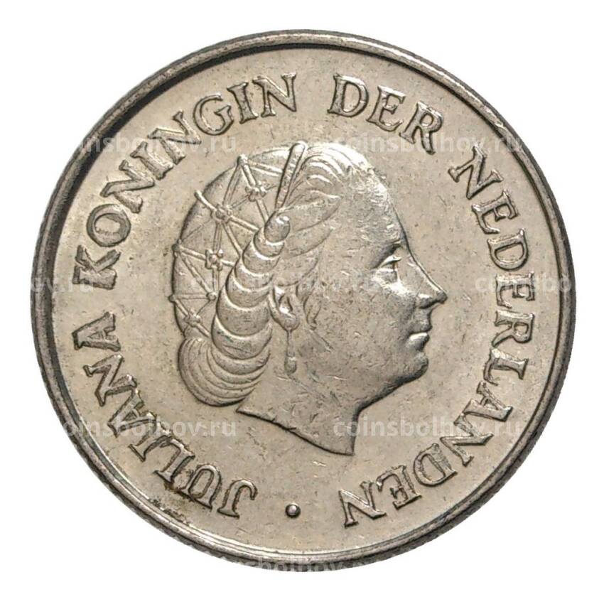 Монета 25 центов 1973 года Нидерланды (вид 2)