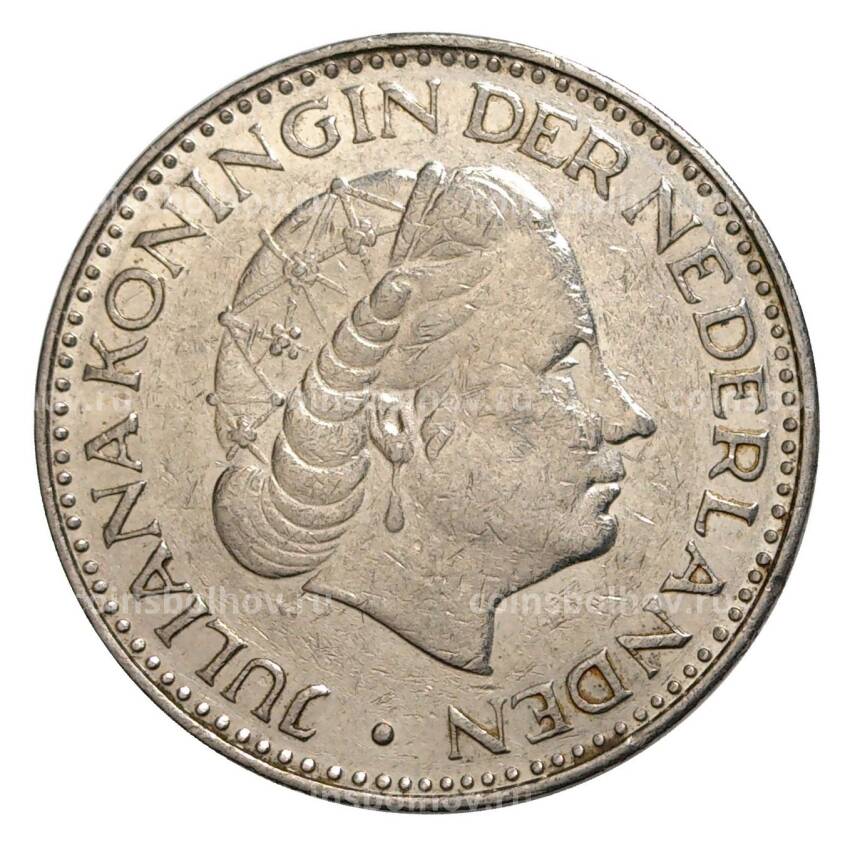 Монета 1 гульден 1968 года Нидерланды (вид 2)