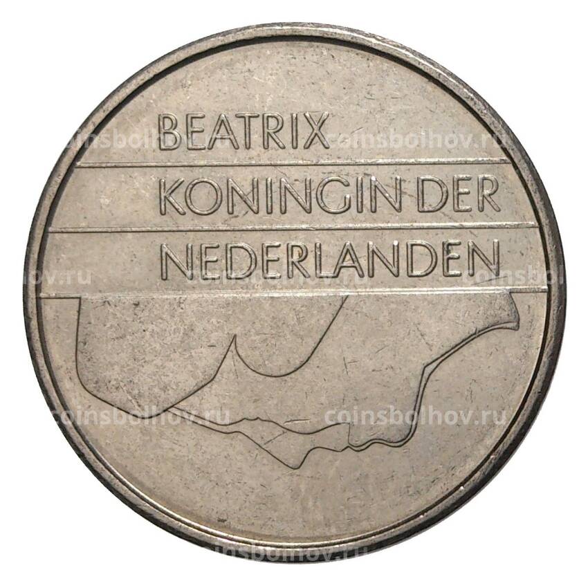 Монета 1 гульден 1986 года (вид 2)