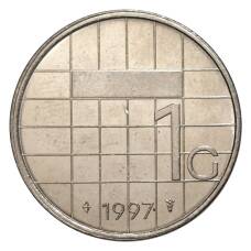 Монета 1 гульден 1997 года (аверс)