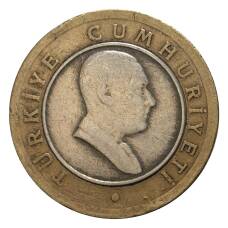 Монета 50 куруш 2005 года (реверс)