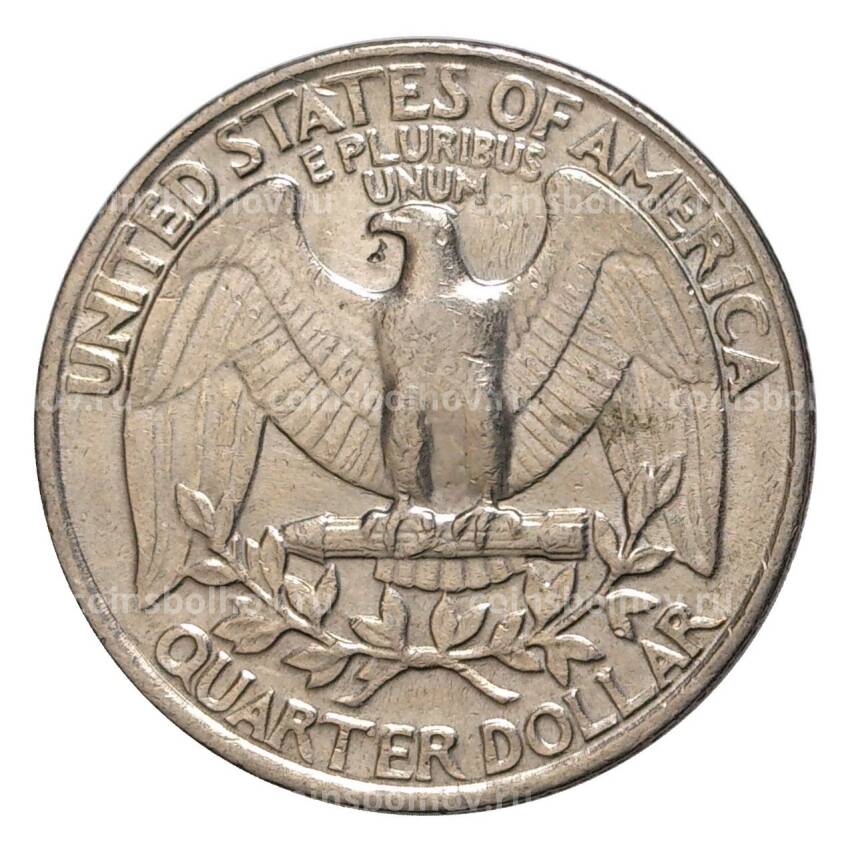 Монета 25 центов (1/4 доллара) 1981 года Р — США (вид 2)