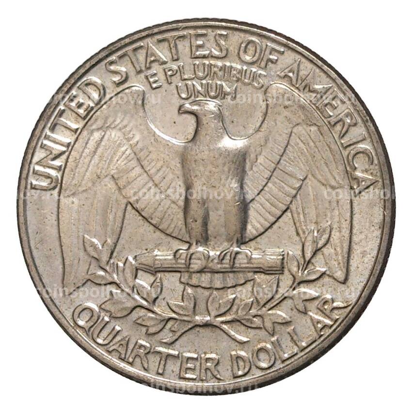 Монета 25 центов (1/4 доллара) 1982 года D — США (вид 2)