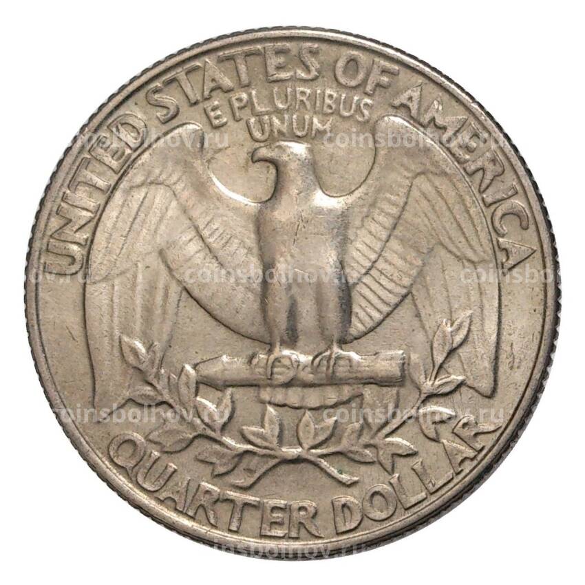 Монета 25 центов (1/4 доллара) 1983 года Р — США (вид 2)