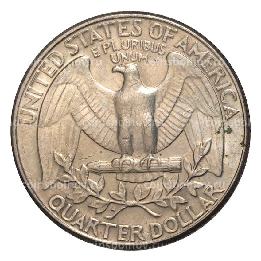 Монета 25 центов (1/4 доллара) 1983 года D — США (вид 2)