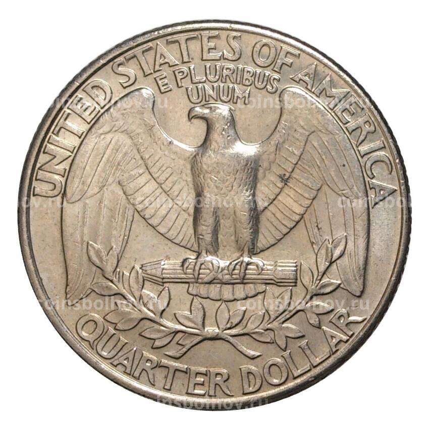 Монета 25 центов (1/4 доллара) 1992 года D — США (вид 2)