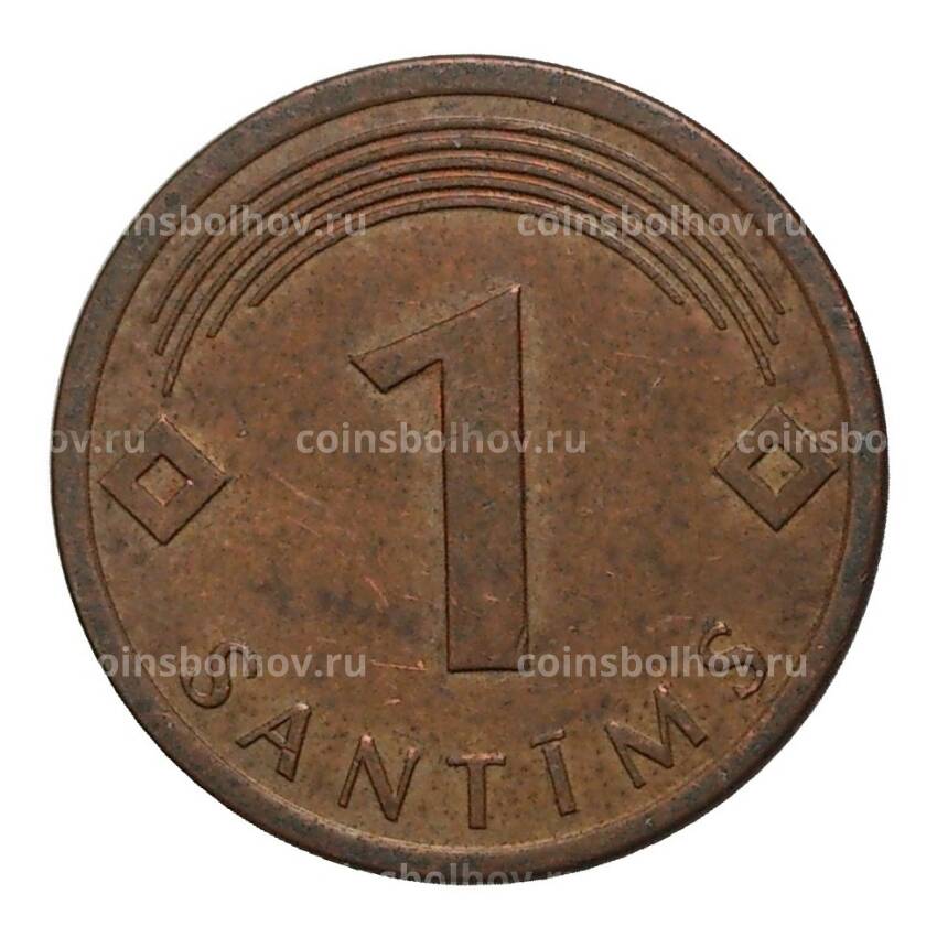 Монета 1 сантим 2008 года Латвия (вид 2)