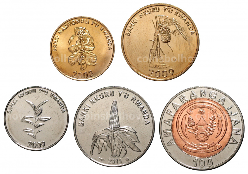 Набор монет — Руанда (вид 2)
