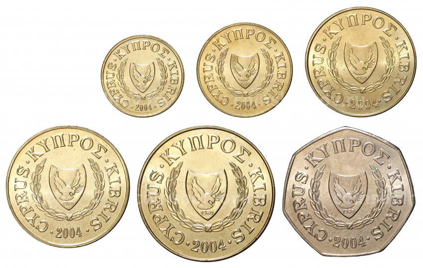 Набор монет 2004 года Кипр (вид 2)