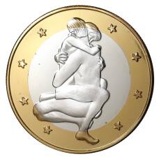 Монетовидный жетон 6 евро «Sex Euros» (аверс)