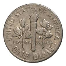 Монета 10 центов (1 дайм) 1967 года США (реверс)