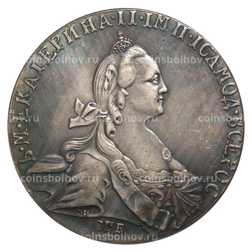1 рубль 1774 года СПБ ТI ФЛ — копия (вид 2)