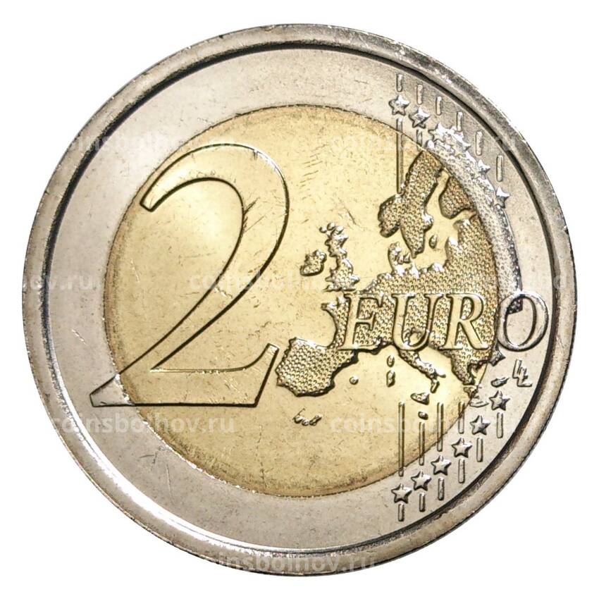 Монета 2 евро 2014 года Италия — 200 лет со дня основания Карабинеров (вид 2)