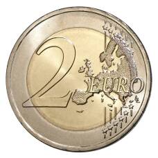 Монета 2 евро 2011 года Словакия — 20 лет формирования Вишеградской группы (реверс)