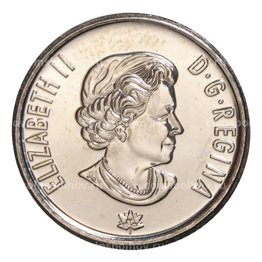 Монета 10 центов 2017 года Канада — 150 лет Конфедерации (вид 2)