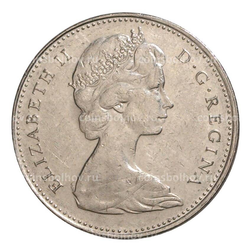 Монета 5 центов 1972 года Канада (вид 2)
