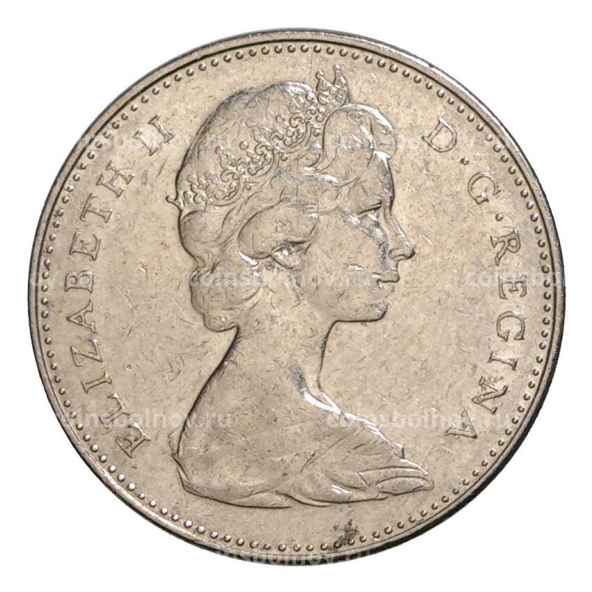 Монета 5 центов 1974 года Канада (вид 2)