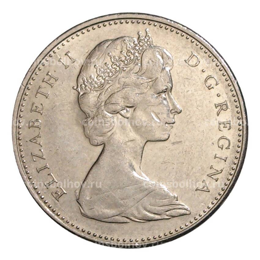 Монета 5 центов 1977 года Канада (вид 2)
