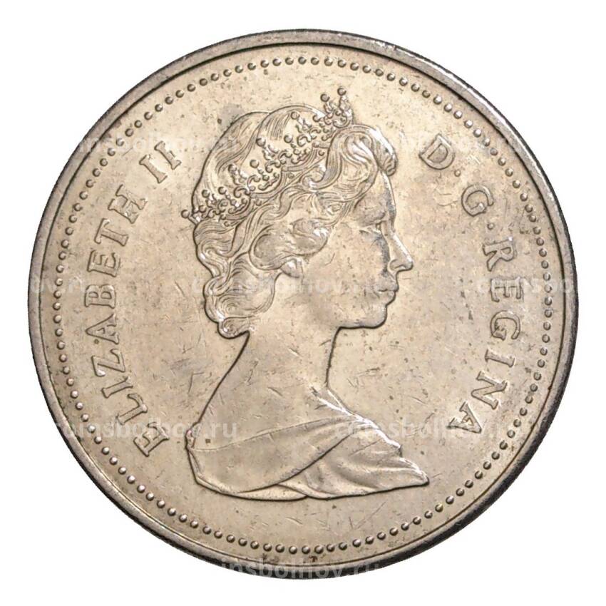 Монета 5 центов 1988 года Канада (вид 2)