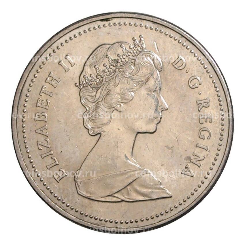 Монета 5 центов 1989 года Канада (вид 2)