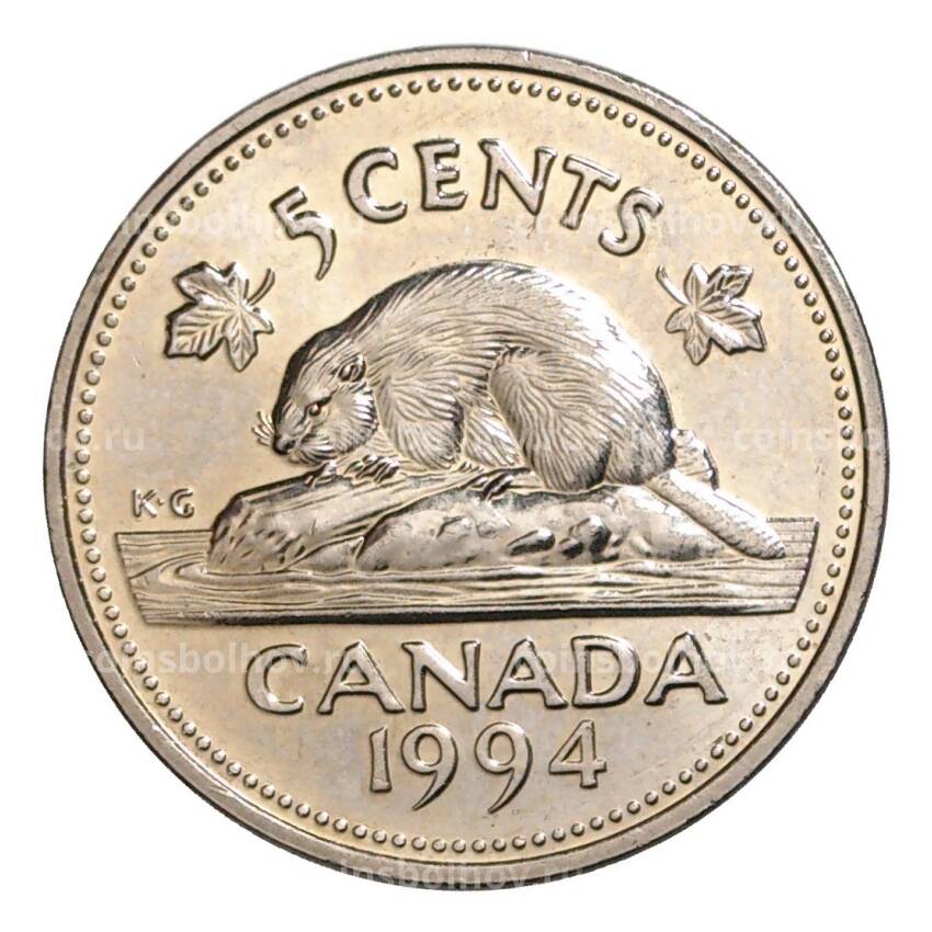 Монета 5 центов 1994 года Канада