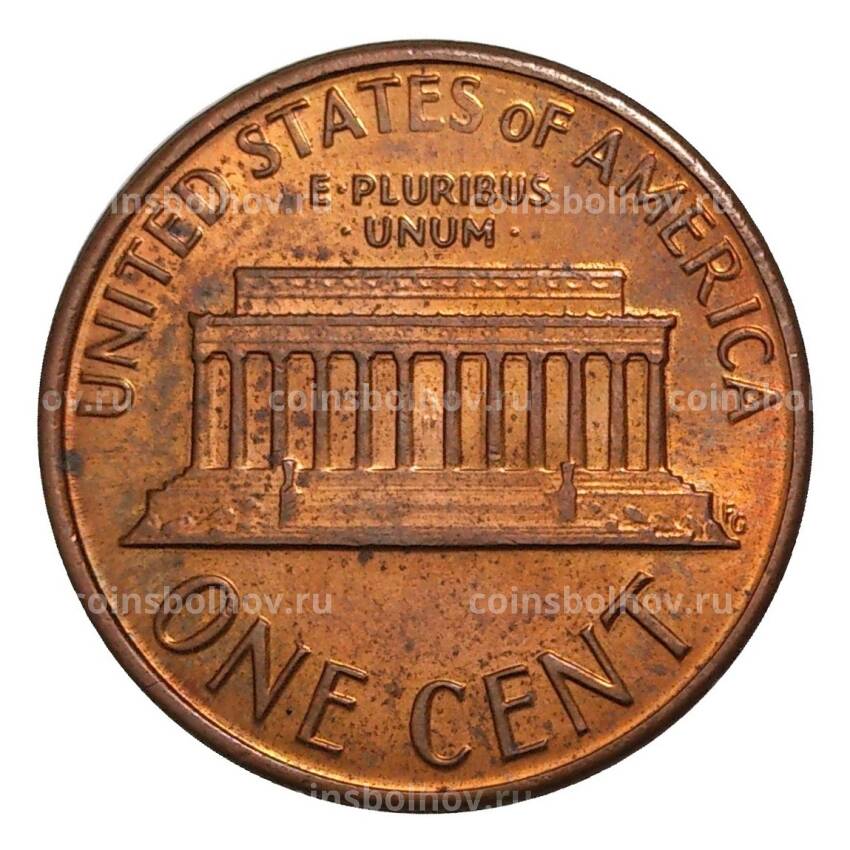 Монета 1 цент 1986 года D — США (вид 2)