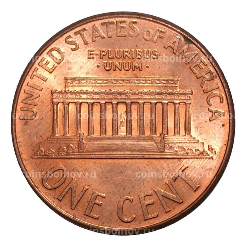 Монета 1 цент 1999 года D — США (вид 2)