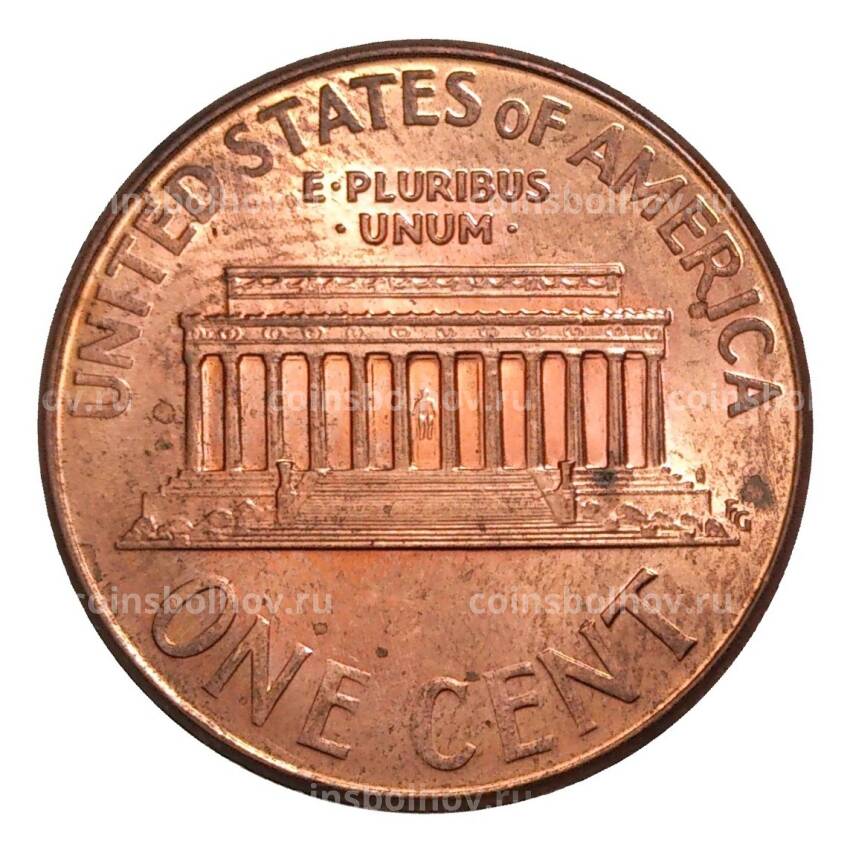 Монета 1 цент 2002 года D — США (вид 2)