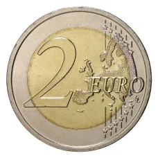 Монета 2 евро 2014 года 10 лет членства Словакии в ЕС (реверс)