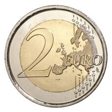 Монета 2 евро 2012 года Испания — 10 лет евро наличными (реверс)
