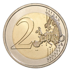 Монета 2 евро 2012 года Словакия — 10 лет евро наличными (реверс)