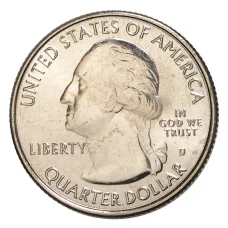 Монета 25 центов 2017 года D Национальные парки — №37 Национальное историческое место Фредерика Дугласа (реверс)