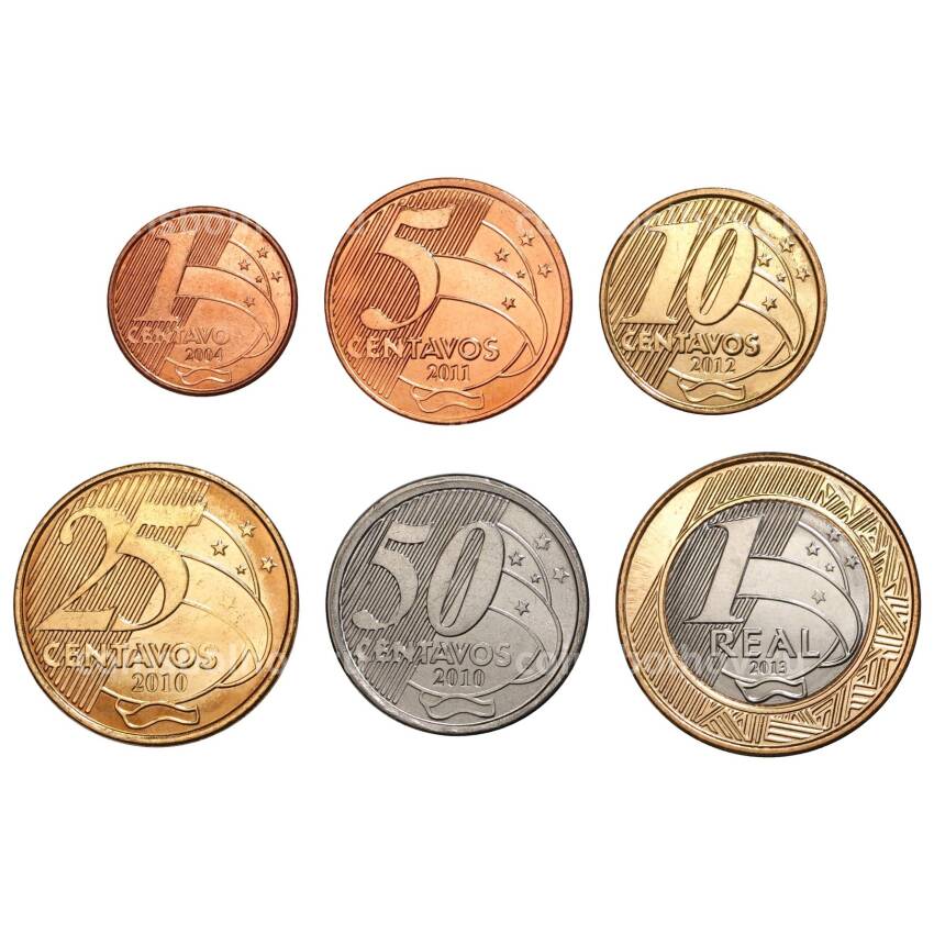 Набор монет — Бразилия
