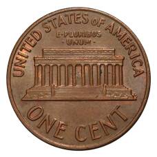 Монета 1 цент 1971 года D — США (реверс)