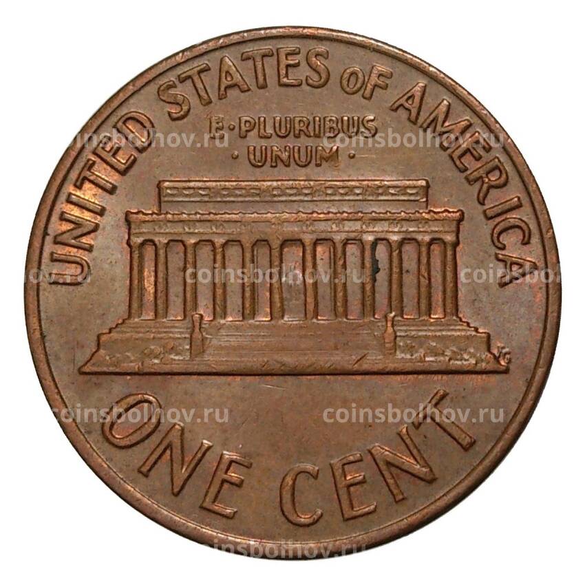Монета 1 цент 1971 года D — США (вид 2)