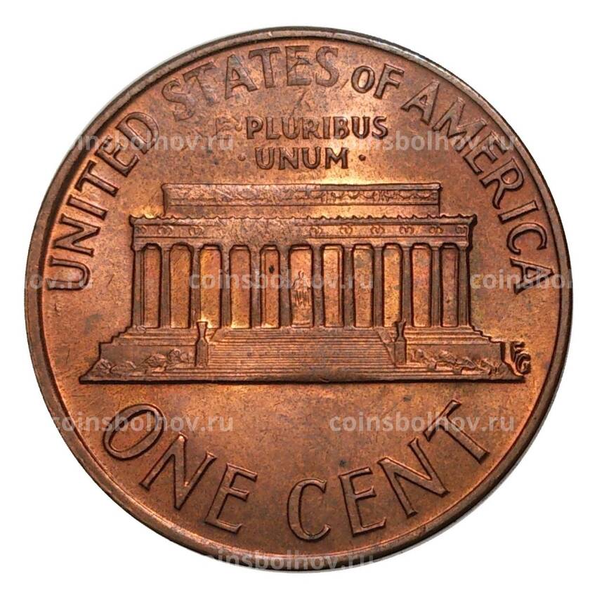 Монета 1 цент 1973 года D — США (вид 2)