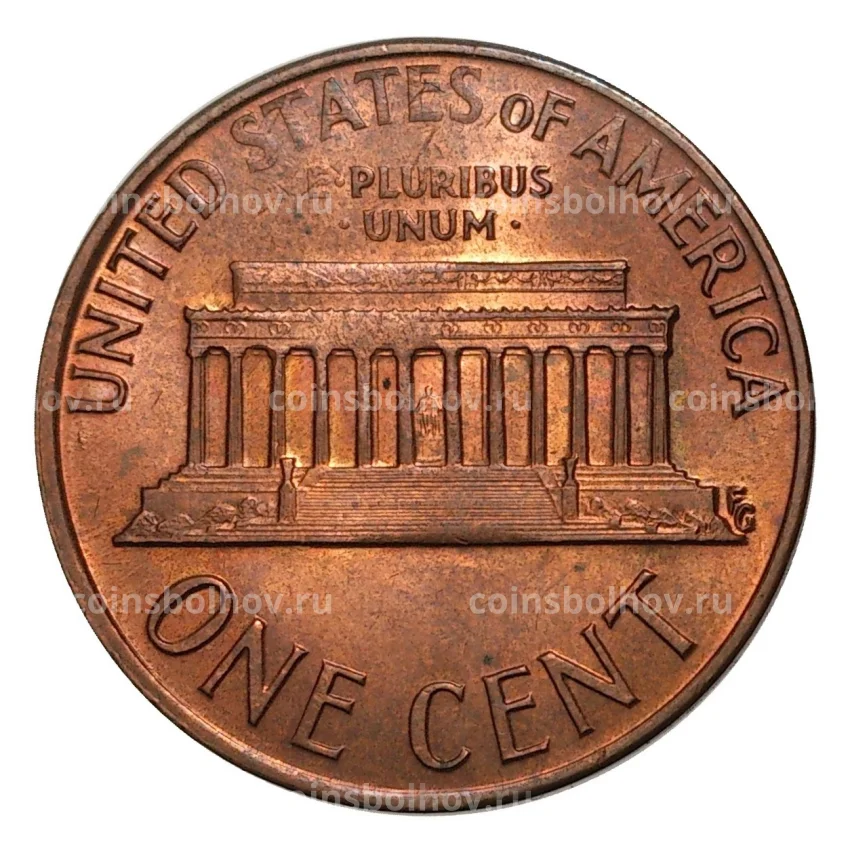 Монета 1 цент 1973 года D — США (вид 2)